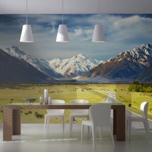 Bimago Fototapet - Southern Alps, New Zealand 250x193 cm