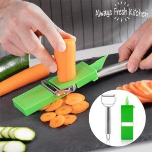 Razatoare-curatator de legume, Slide & Slice, 2 in 1, Always Fresh Kitchen