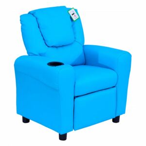 SCALC201 - Mini fotoliu, 62 cm, scaun, scaunel, divan Copii - Albastru
