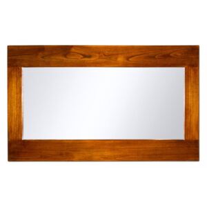 Oglinda dreptunghiulara din lemn mindi 130x80 cm Wooden Santiago Pons