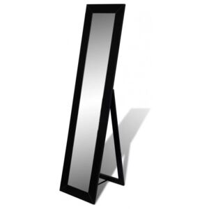 Oglinda cu suport inalta dreptunghiulara cu rama neagra