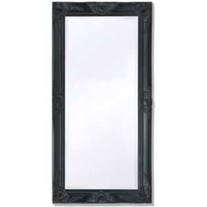 Oglinda de perete in stil baroc 100 x 50 cm negru