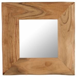 Oglinda cosmetica 50 x 50 cm lemn masiv de acacia