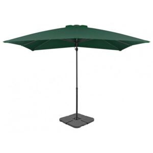 Koohashop Umbrela de exterior cu baza portabila, verde