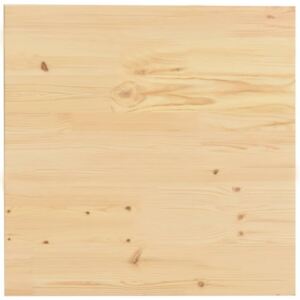 Koohashop Blat de masa, 50 x 50 x 2,5 cm, patrat, lemn masiv de pin