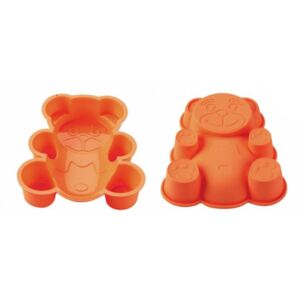 Blaumann BL-1274; Silicone cake mold shaped bear Orange
