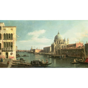 View of the Grand Canal: Santa Maria della Salute and the Dogana from Campo Santa Maria Zobenigo, early 1730s Reproducere, (1697-1768) Canaletto