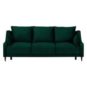 Canapea extensibilă cu 3 locuri Mazzini Sofas Freesia, verde