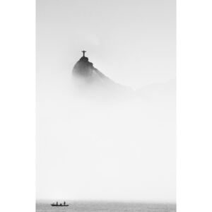 Fotografii artistice Cristo in the mist, Trevor Cole