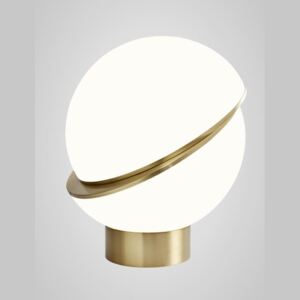 Veioza sfera cu detalii aurii Crescent Table Lamp