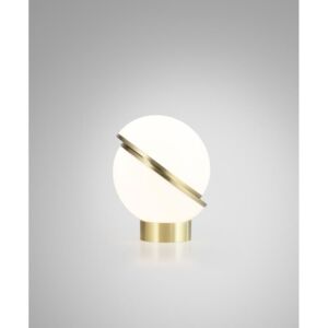 Veioza sfera cu detalii aurii Mini Crescent Table Lamp