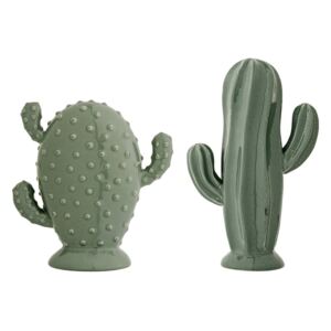 Set 2 decorațiuni Bloomingville Cactus, verde