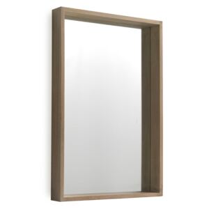 Oglindă cu ramă din lemn paulownia Geese Pure, 60 x 90 cm