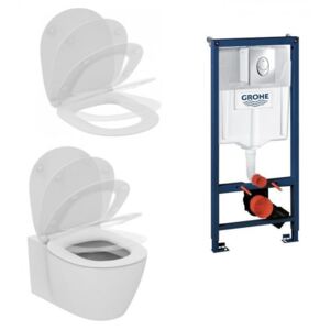 Set PROMO vas wc cu functie de bideu si capac Ideal Standard cu rezervor Grohe