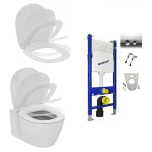 Set PROMO vas wc cu functie de bideu si capac Ideal Standard cu rezervor Geberit
