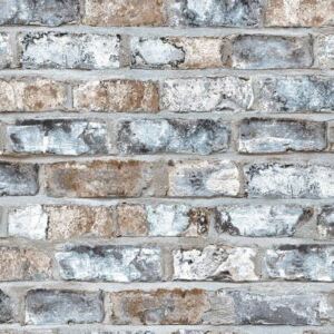 Buvu Tapete de vinil perete de cărămidă - amestec de culori (2)