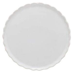 Tavă din gresie ceramică pentru desert Casafina Forma, ⌀ 16 cm, alb