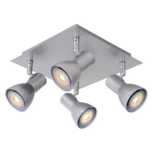 Lucide 17942/20/36 - Lampa spot LED LAURA-LED 4xGU10/5W/230V gri