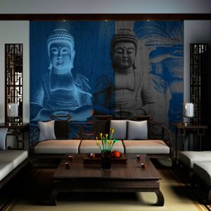 Fototapet - Three incarnations of Buddha 200x154 cm