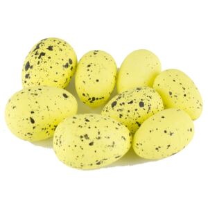 Set 30 oua pestrite galben polistiren 1.5 cm