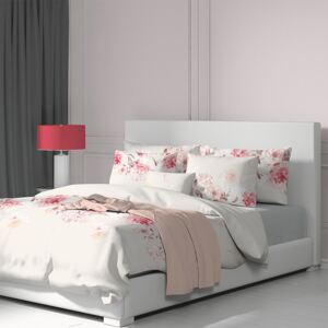 Astoreo Asternut de pat din bumbac Tanea alb/roz 40x40cm