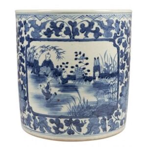Vaza albastra din ceramica Delftware Style