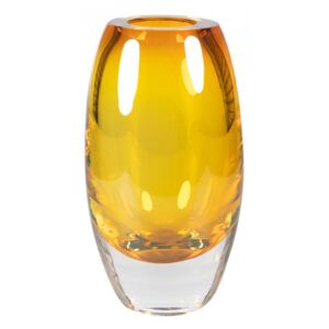 Vaza maro chihlimbar din sticla 24 cm Bullit