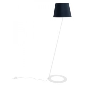Lampadar negru/alb din poliester si otel 150 cm Stand