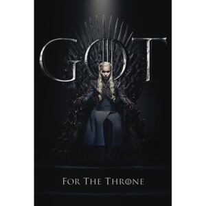 Poster Game Of Thrones - Daenerys For The Throne, (61 x 91.5 cm)