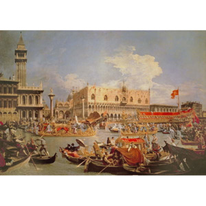Return of the Bucintoro on Ascension Day Reproducere, (1697-1768) Canaletto