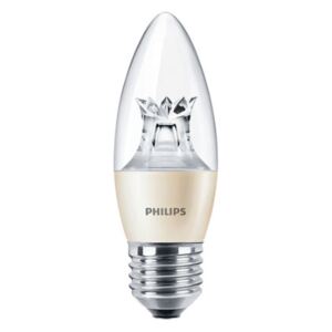Bec LED lumanare lumina calda Philips dimabil E27, 40W, 470lm, MASTER