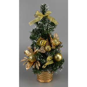 Pom de Crăciun Vestire, auriu, 35 cm