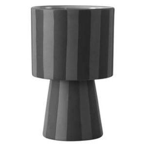 Vază din ceramică OYOY Toppu, ⌀ 10 cm, negru