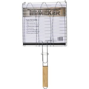 Gratar Tenneker® pentru peste, 61x28 cm, otel inoxidabil