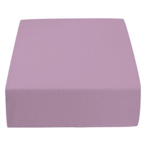 Cearșaf Jersey violet deschis 140 x 200 cm
