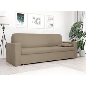 Husa elastica pentru canapea cu 3 locuri Classic maro
