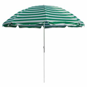 Astoreo Umbrela pentru plaja dungi verzi diametru 230 cm, inaltime 212