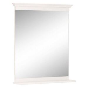 Oglinda Home Affaire, rama lemn alb, 65x55 cm