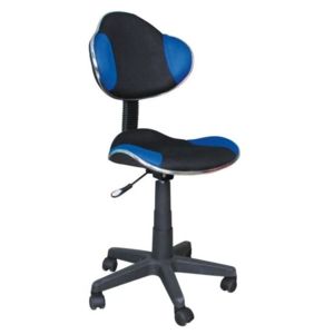 Scaun birou copii ergonomic albastru/negru Q-G2