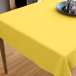 Goldea față de masă din bumbac - galben 50 x 100 cm
