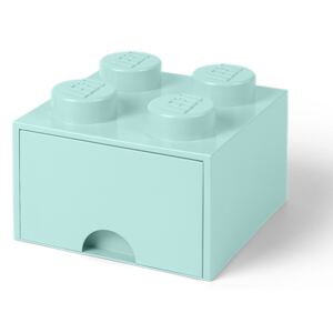 Cutie pătrată pentru depozitare LEGO®, verde mentă