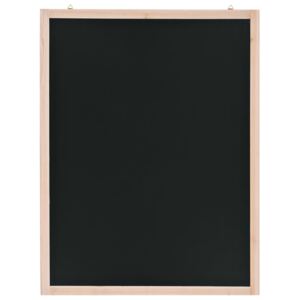 Tablă neagră pentru perete, lemn de cedru, 60 x 80 cm
