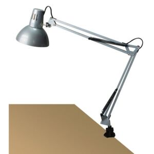 Lampa de Birou Rabalux Arno 4216 E27, Argintiu, Metal, Ungaria