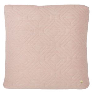 Perna decorativa patrata din lana roz 45x45 cm Ferm Living