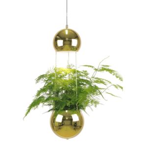 Lustră Globen Lighting Mini Planter, alămiu
