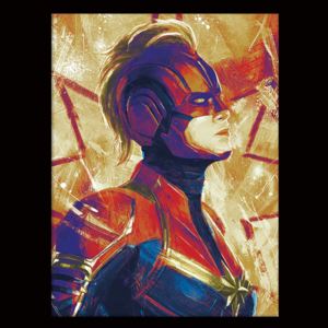 Captain Marvel - Paint Afiș înrămat
