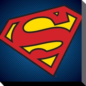 DC Comics - Superman Symbol Tablou Canvas, (40 x 40 cm)