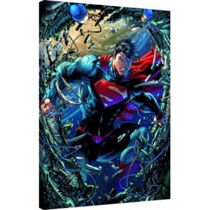 Superman - Unchained Tablou Canvas, (60 x 80 cm)