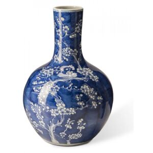 Vaza alba/albastra din portelan 46 cm Blossom L Pols Potten