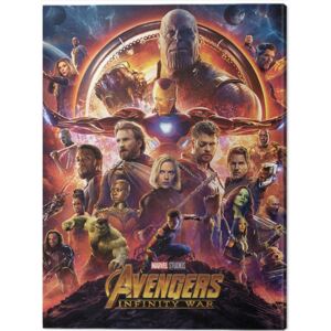 Avengers: Infinity War - One Sheet Tablou Canvas, (60 x 80 cm)